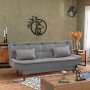 Atelier del Sofa Sofa trosed Santo Grey - slika 1
