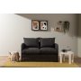 Atelier del Sofa Sofa dvosed Saga 2 Seater Dark Grey - slika 1