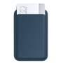 SATECHI Plavi Vegan-Leather Magnetic Novčanik i držač za telefon - slika 3
