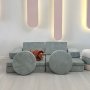 Atelier del Sofa Sofa dvosed Puzzle Blue - slika 1