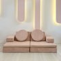 Atelier del Sofa Sofa dvosed Puzzle Pink - slika 1