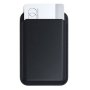 SATECHI Crni Vegan-Leather Magnetic Novčanik i držač za telefon - slika 2