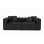 Atelier del Sofa Sofa dvosed Mora XL 2 Seat Anthracite - slika 2