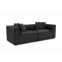 Atelier del Sofa Sofa dvosed Mora XL 2 Seat Anthracite - slika 4