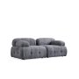 Atelier del Sofa Sofa dvosed Petite 2 Grey - slika 2