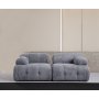 Atelier del Sofa Sofa dvosed Petite 2 Grey - slika 1