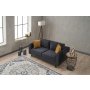 Atelier del Sofa Sofa dvosed Kale Velvet Anthracite - slika 3