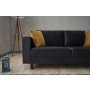 Atelier del Sofa Sofa dvosed Kale Velvet Anthracite - slika 4
