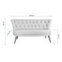 Atelier del Sofa Sofa dvosed Richland Loveseat Purple - slika 3