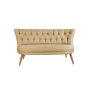 Atelier del Sofa Sofa dvosed Richland Loveseat Milky Brown - slika 1