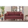 Atelier del Sofa Sofa dvosed Bella Sofa For 2 Pr Claret Red - slika 2