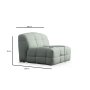 Atelier del Sofa Fotelja Pescara O1 Pale Green - slika 3