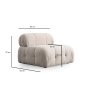 Atelier del Sofa Fotelja Petite O1 Cream - slika 2