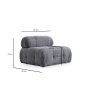 Atelier del Sofa Fotelja Petite O1 Grey - slika 2