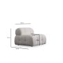Atelier del Sofa Fotelja Petite O1 White - slika 2