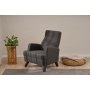 Atelier del Sofa Fotelja Aly Anthracite - slika 1