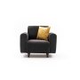 Atelier del Sofa Fotelja Noya Chenille Anthracite - slika 4