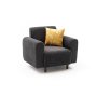 Atelier del Sofa Fotelja Noya Chenille Anthracite - slika 5