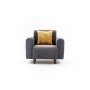 Atelier del Sofa Fotelja Noya Chenille Grey - slika 4