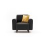 Atelier del Sofa Fotelja Noya Linen Anthracite - slika 4