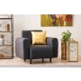 Atelier del Sofa Fotelja Noya Linen Anthracite - slika 1