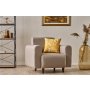 Atelier del Sofa Fotelja Noya Linen Cream - slika 1