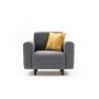 Atelier del Sofa Fotelja Noya Linen Grey - slika 4