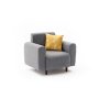 Atelier del Sofa Fotelja Noya Linen Grey - slika 5