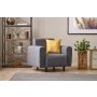Atelier del Sofa Fotelja Noya Linen Grey - slika 1