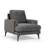 Atelier del Sofa Fotelja Papira Armchair Anthracite - slika 2