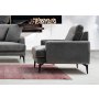 Atelier del Sofa Fotelja Papira Armchair Anthracite - slika 1