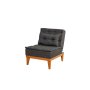 Atelier del Sofa Fotelja Fuoco Berjer Anthracite - slika 2