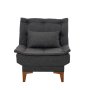 Atelier del Sofa Fotelja Santo Anthracite - slika 3