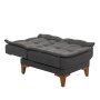 Atelier del Sofa Fotelja Santo Anthracite - slika 5