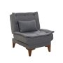 Atelier del Sofa Fotelja Santo Dark Grey - slika 2