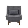 Atelier del Sofa Fotelja Santo Dark Grey - slika 3