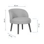 Atelier del Sofa Fotelja Nice Tile Red - slika 5