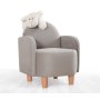Atelier del Sofa Dečija fotelja Nock Grey - slika 1