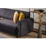 Atelier del Sofa Sofa i fotelja Noya Chenille Anthracite - slika 3