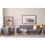 Atelier del Sofa Sofa i fotelja Noya Linen Grey - slika 1