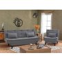 Atelier del Sofa Sofa i fotelja Santo S 94216 Dark Grey - slika 1
