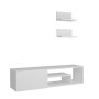 HANAH HOME TV polica Zeplin White - slika 1