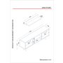 HANAH HOME TV polica Likya White Walnut - slika 2