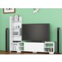 HANAH HOME TV polica Pera White 1 - slika 2