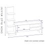 HANAH HOME TV polica Salvador White - slika 5