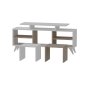 HANAH HOME TV polica Kutay White Cordoba - slika 1