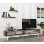 HANAH HOME TV polica Amerika White Walnut - slika 4