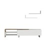 HANAH HOME TV polica Dizayn White Walnut - slika 1
