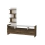 HANAH HOME TV polica Aldora White Walnut - slika 1