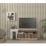 HANAH HOME TV polica Missy White Walnut - slika 3